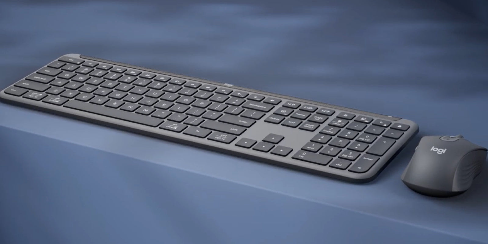 Logitech SGN Slim Combo MK950 – Tastatur, US-Layout (EN), Graphit