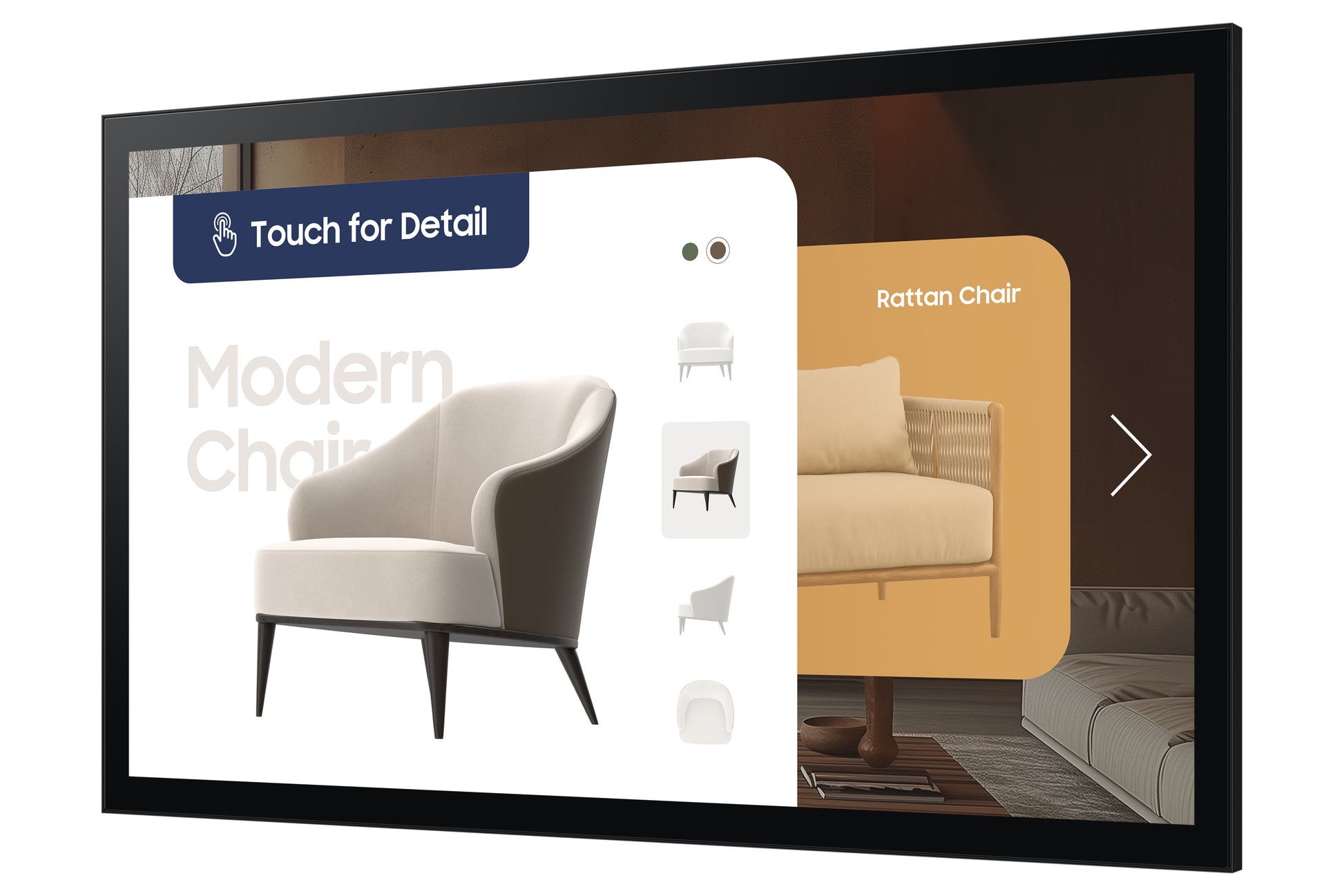 Samsung QM32C-T – 32" Touch, 1920 × 1080 (Full HD), VA, LAN