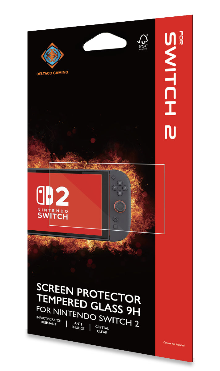 Deltaco Gaming Displayschutz (Panzerglas), 9H – für Nintendo Switch 2