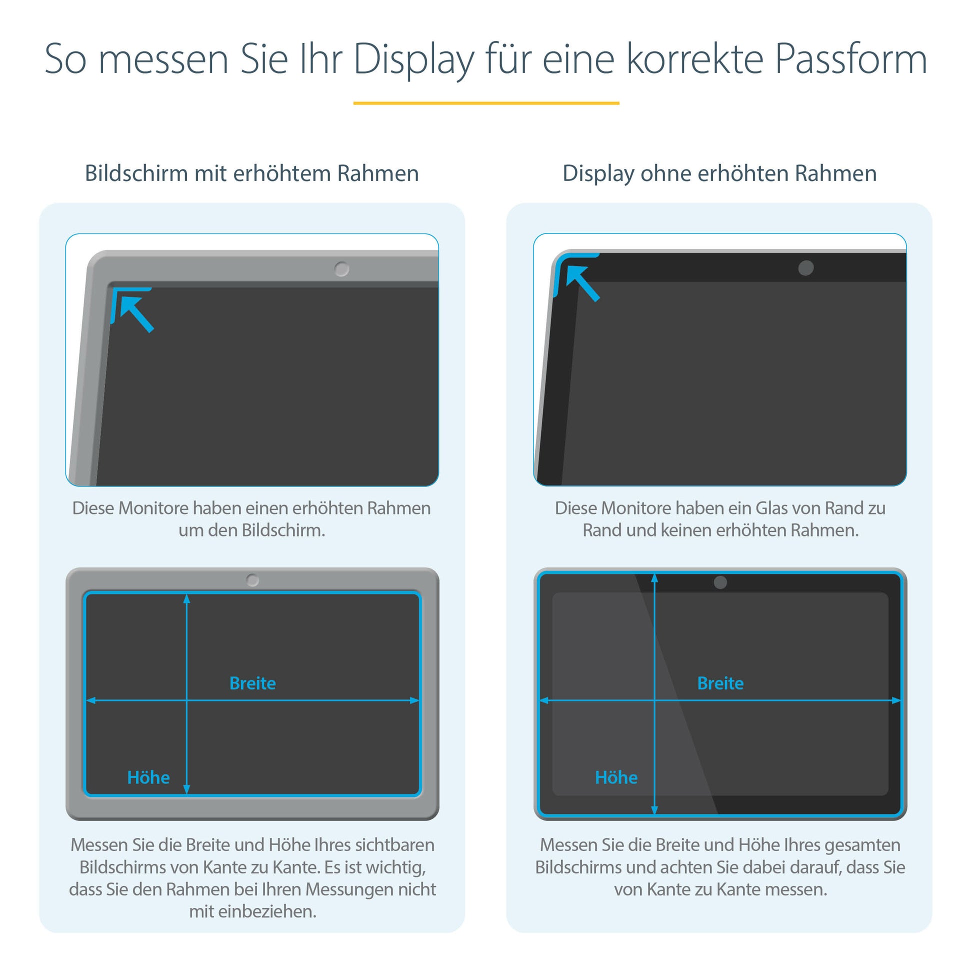 StarTech.com Displayschutz für 14" Laptop – Gold
