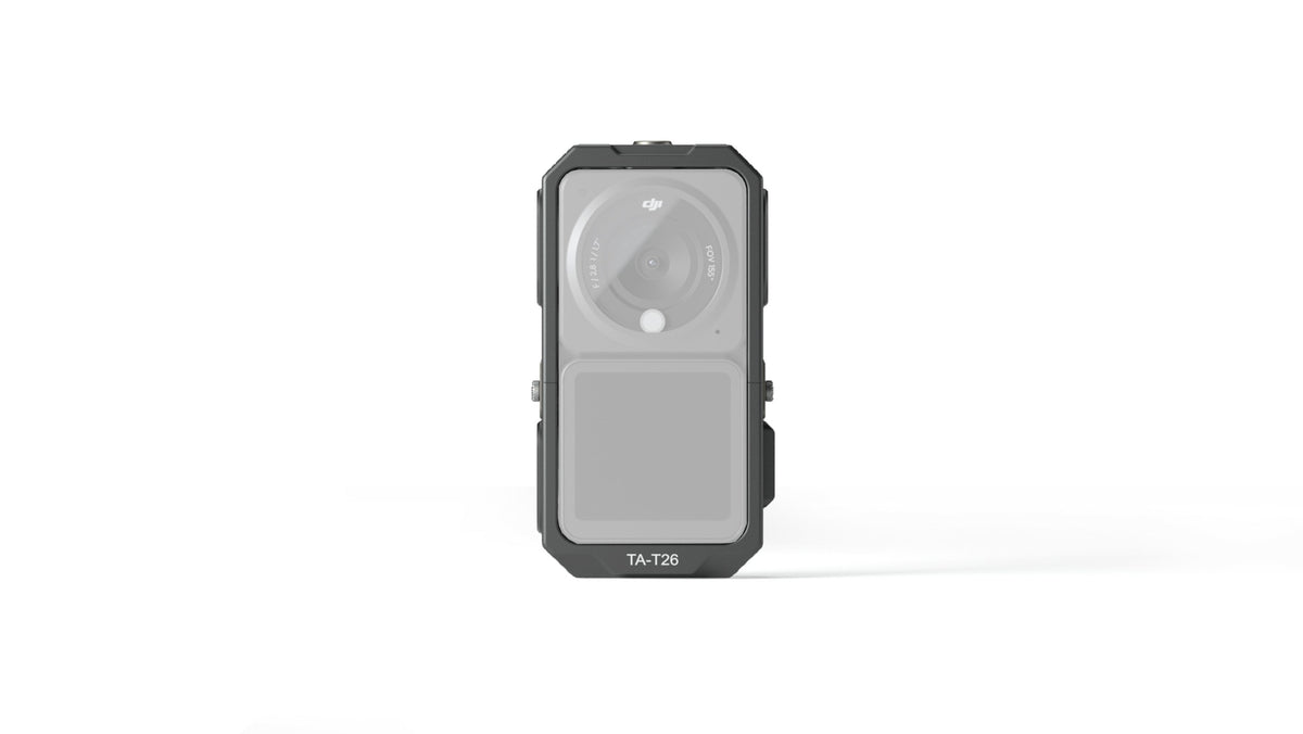 Tilta TA-T26-DCC-DG Dual-Camera-Cage – Aluminium/Edelstahl, 101,6 × 63,5 × 31,8 mm – für DJI Osmo Action 2