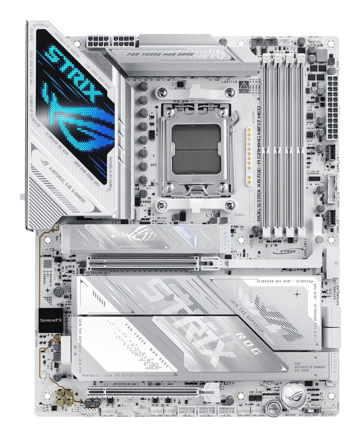 ASUS ROG STRIX X870E-A GAMING WIFI7 NEO – Mainboard – AM5, AMD X870E, ATX, DDR5