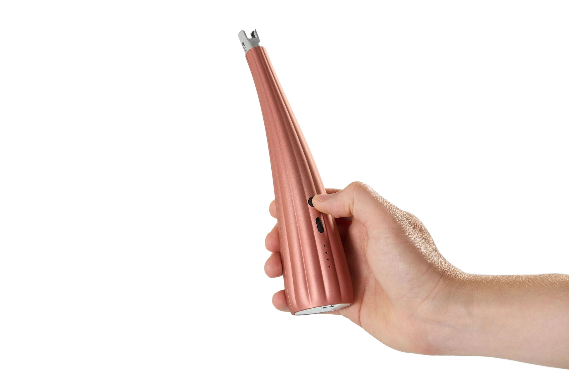 AdHoc Küchenanzünder, Edelstahl/Kunststoff, Ø 4,8 × 21,3 cm, Roségold, mit Akku, USB-Ladekabel