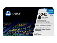 HP Toner 504X – schwarz, 10500 Seiten