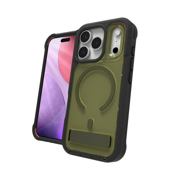 ZAGG Rainier Snap Backcover – für Apple iPhone 17 Pro Max – Sea Kelp, bis 7 m sturzsicher