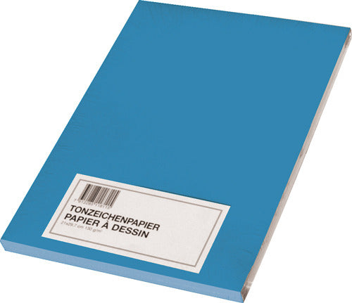 Papyrus Tonzeichenpapier, Kunstpapier, 42 × 29,7 cm, Dunkelblau, 100 Blatt