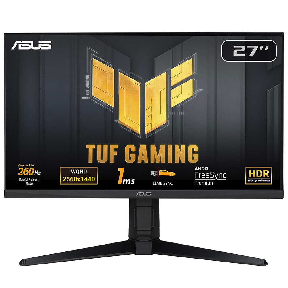 ASUS TUF Gaming VG27AQML1A – Monitor, 27", 2560 × 1440 (WQHD), LCD, Schwarz