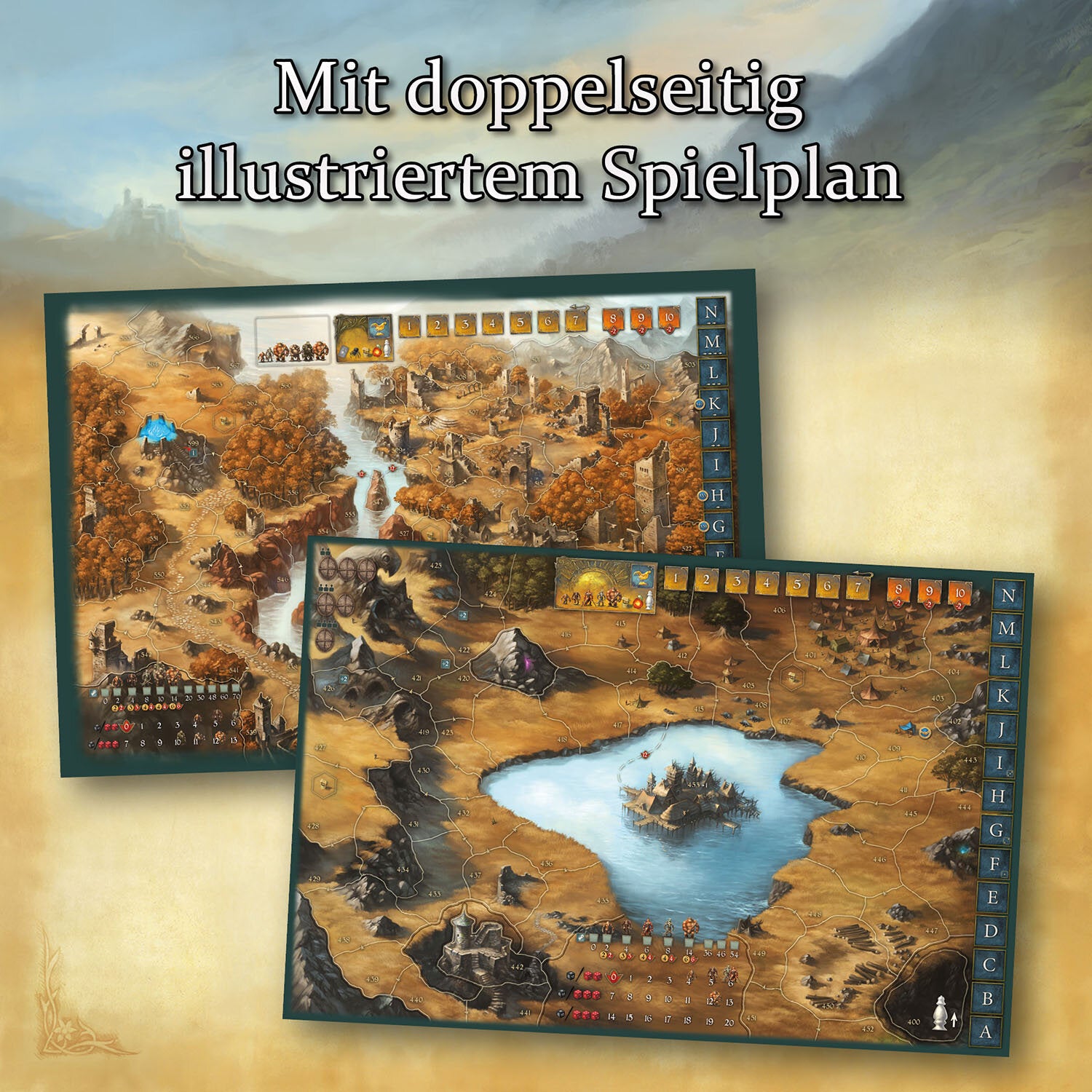 Kosmos Andor Das ferne Land – Kartenspiel, 2–4 Spieler, ab 10 Jahren, 90 Min., DE