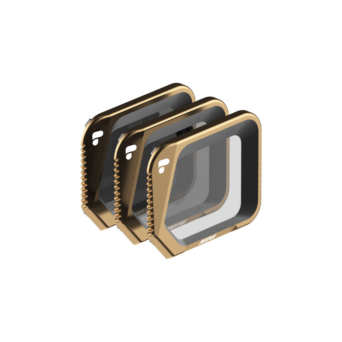 PolarPro M3C-SHUTTER Kamerafilter – ND8/ND16/ND32, Aluminium/Glas – für Mavic 3 Classic – Gold – 3er-Pack