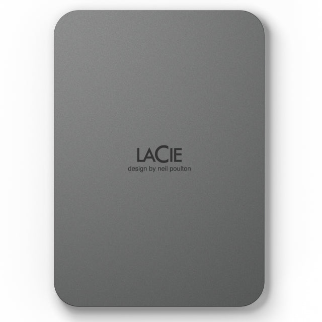 LaCie Mobile Drive Secure Speichergerät – 2 TB, USB 3.1 Typ-C, 2,5" Space Grey