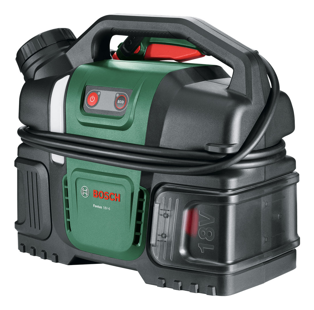 Bosch Akku-Reinigungsgerät Fontus 18V-6 – 18 V, 36 Wh – 6 l – Grün