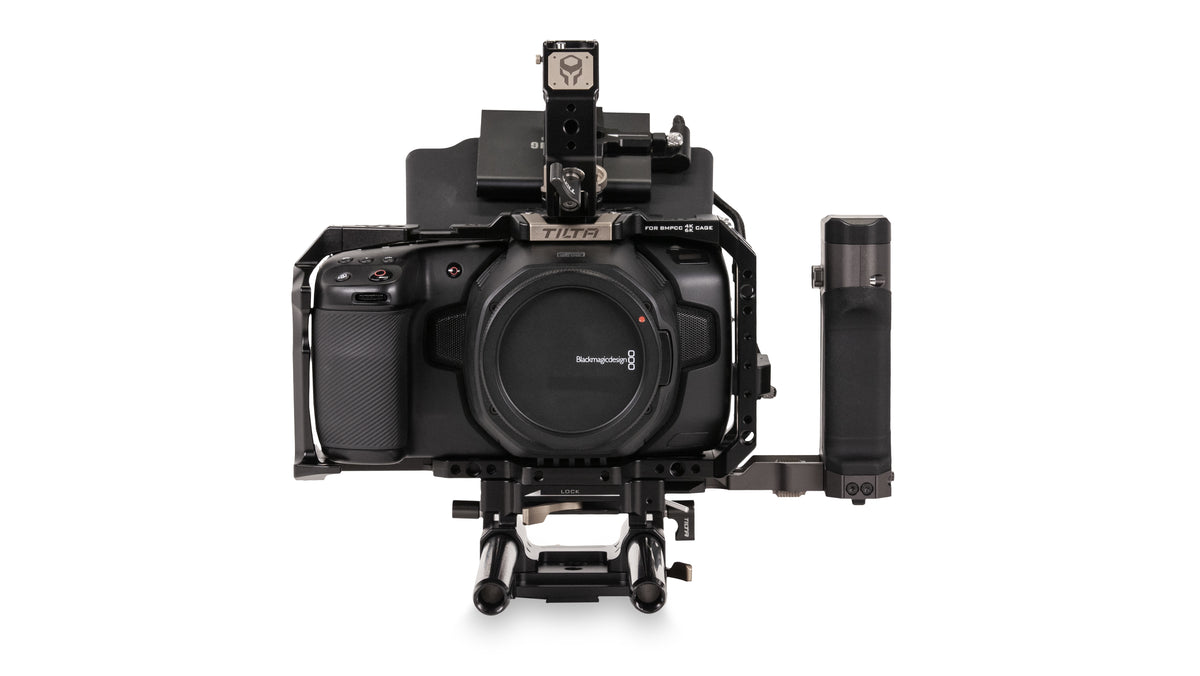 Tilta TA-T01-A-B Kamera-Cage-Kit – für BMPCC 4K/6K – Aluminium, 330,2 × 152,4 × 89 mm, 1,36 kg – Schwarz