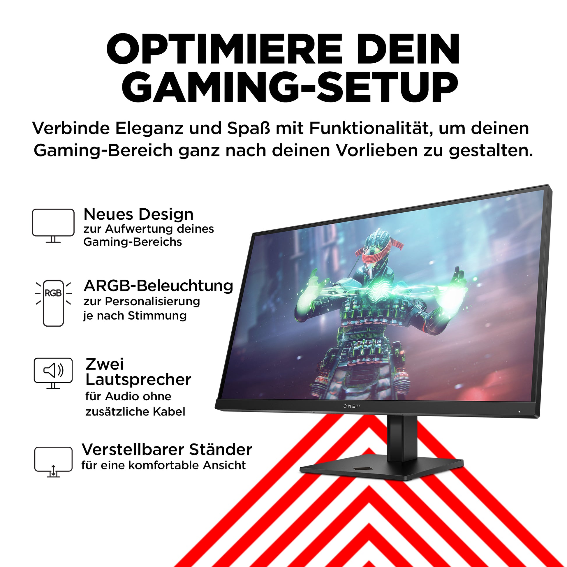 HP OMEN 27K – Monitor, 27", 3840 × 2160 (UHD 4K), 144 Hz