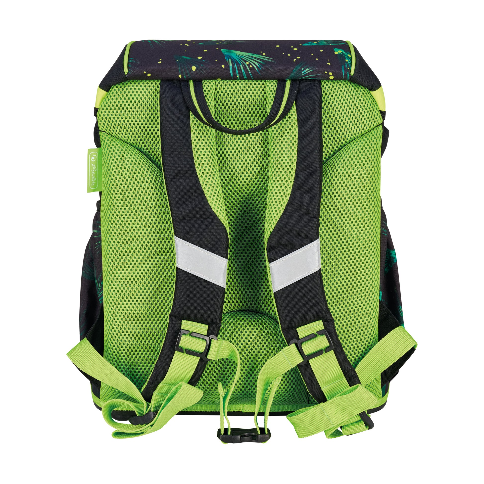 Herlitz UltraLight XL Plus – Schulrucksack-Set, Jungle Explorer, 22 l, 32×39×25 cm, mit Pompon