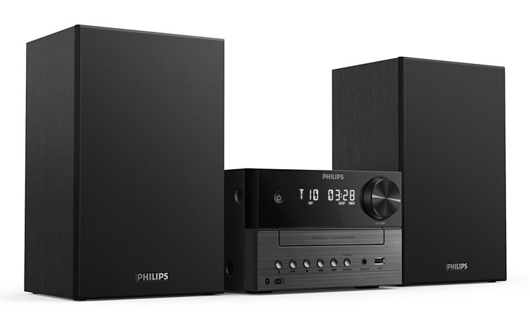 Philips TAM3505M2/12 – Mikro-HiFi-System – 20 W, DAB+, CD, Bluetooth – Schwarz
