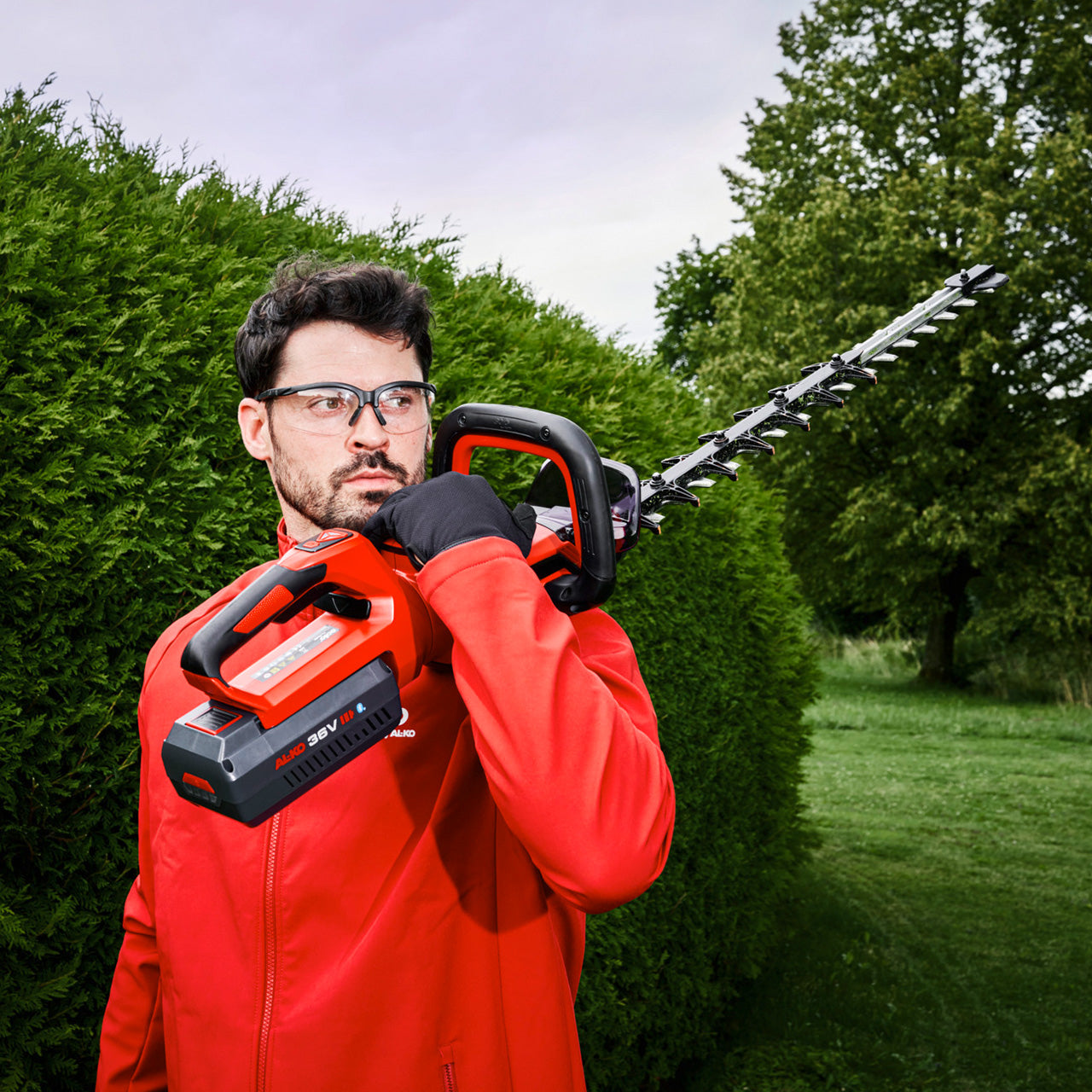 AL-KO solo by AL-KO HT 3645 Akku-Heckenschere – 36 V – Schnittlänge 450 mm – Solo – AL-KO ENERGY FLEX