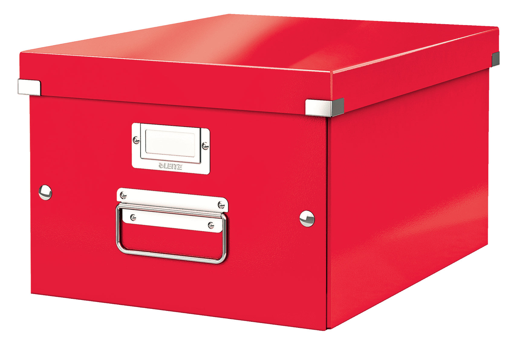 Leitz Click & Store WOW Aufbewahrungsbox B 281 × H 200 × T 370 mm – für A4, mit Deckel, stapelbar, rot