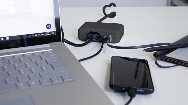 Steffen Ladestation IQ 1xT13 + 1x USB-A/C – Kabel 1,5 m