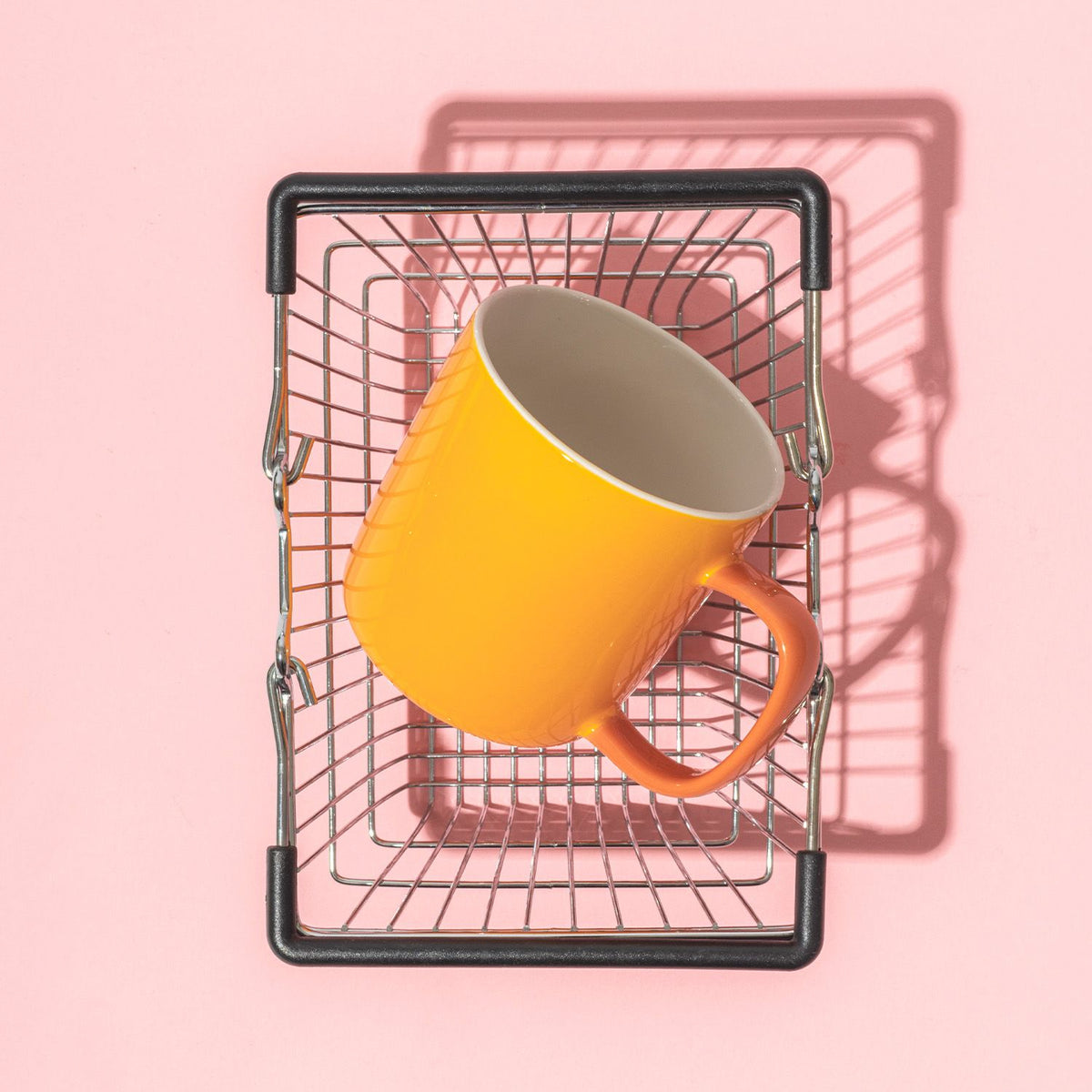 ONA Kaffeetasse – 370 ml, Ø 9,0 cm, Porzellan, Orange, spülmaschinenfest, mikrowellengeeignet