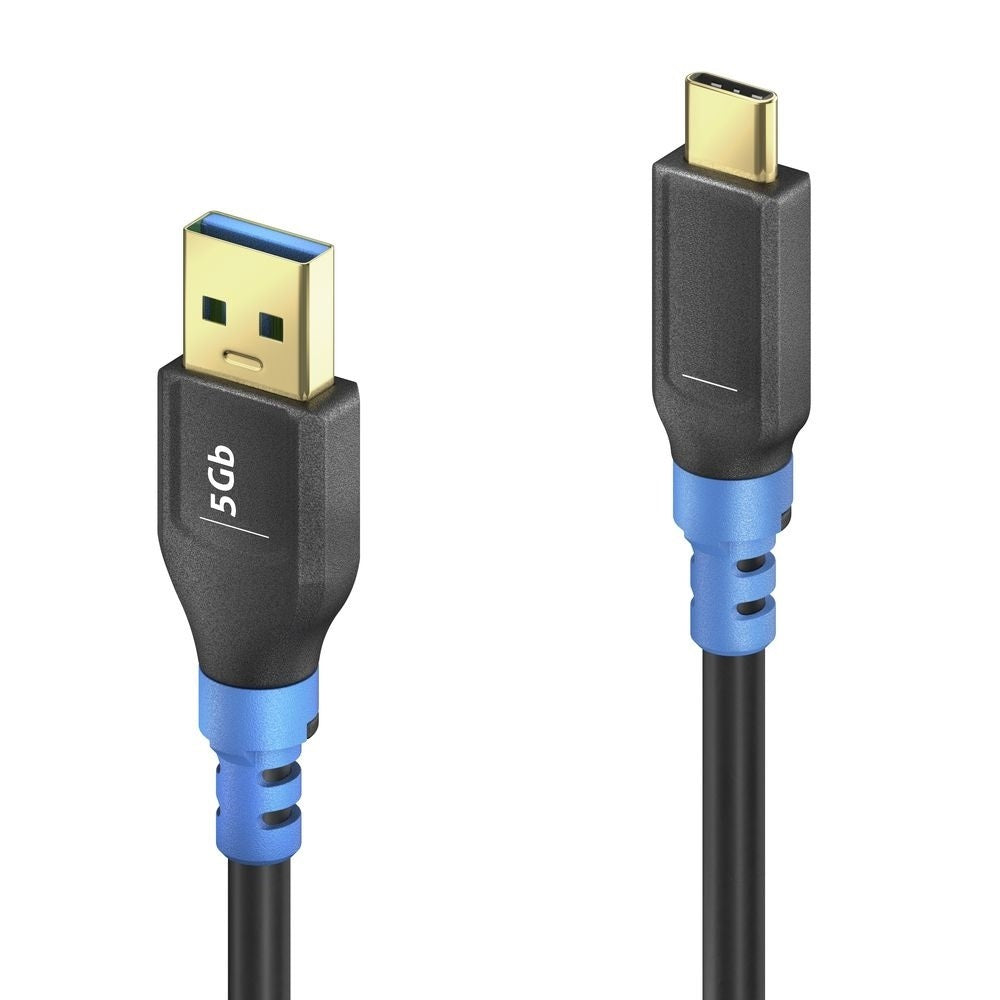 PureLink USB-Kabel, USB-C zu USB-A, 0,5 m, USB 3, Lade-/Datenkabel