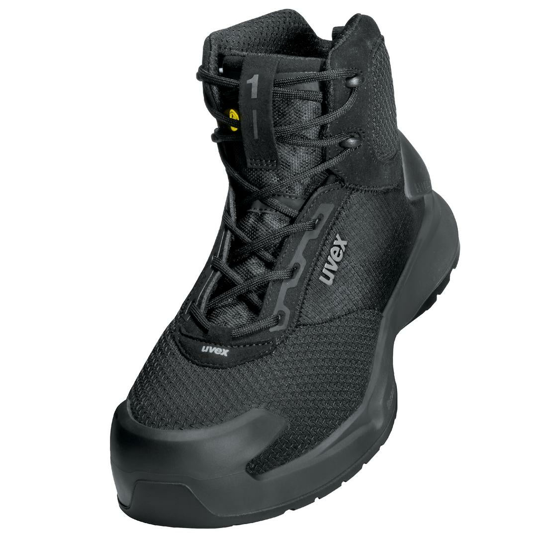 Uvex 1 x-craft pro Sicherheitsstiefel S1 PL – Schwarz – Grösse 43, Weite 11