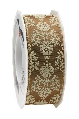 Pattberg Geschenkband Polyester Creme – 40 mm × 20 m – mit Draht – 12 Stk.