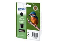 Epson Tintenpatrone T1591, Schwarz – für Inkjetdrucker/Multifunktionsgeräte