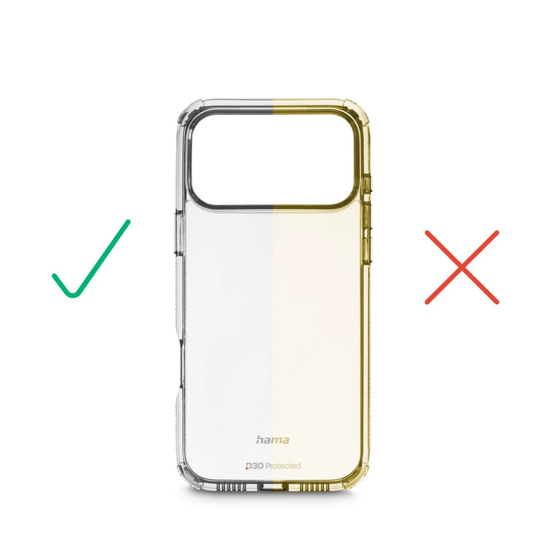 Hama Backcover – für Apple iPhone 17 Pro Max / 18 Pro Max, PC, Transparent, bis 3,5 m sturzsicher
