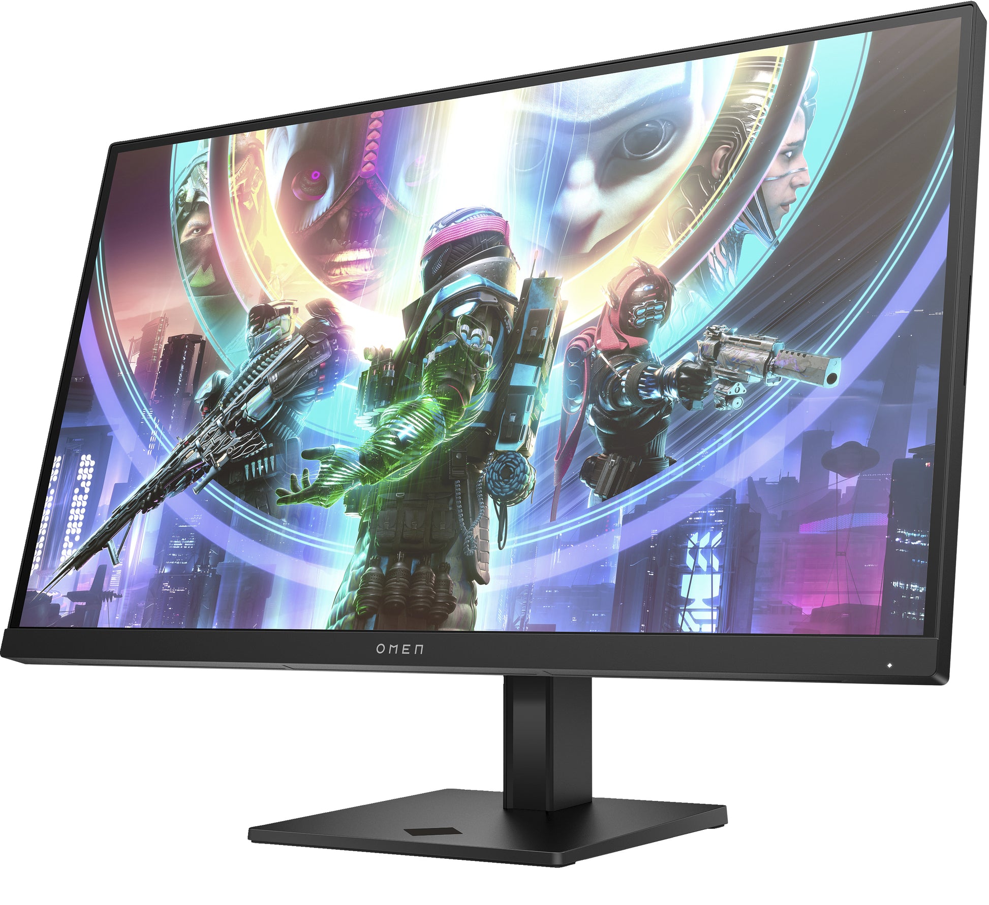 HP OMEN 27qs – Monitor, 27", 2560 × 1440 (WQHD), IPS, 240 Hz, 400 cd/m², Lautsprecher, Schwarz