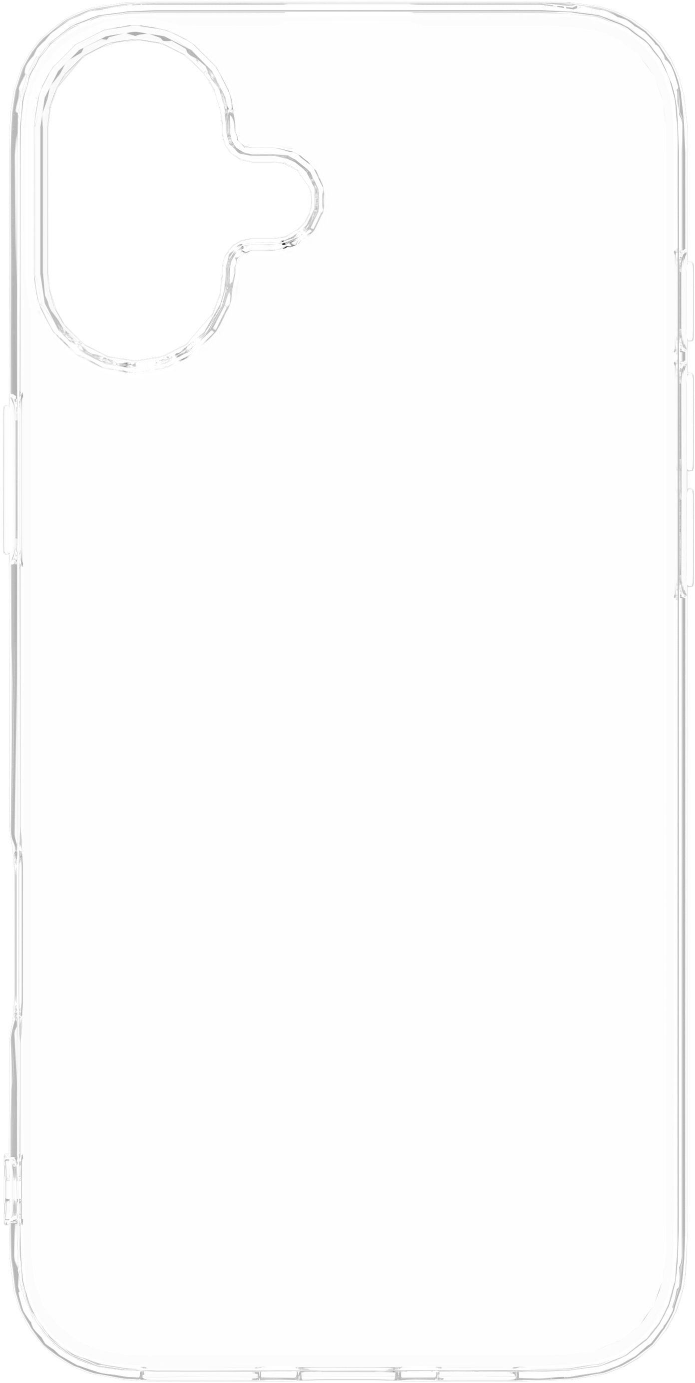 eSTUFF INFINITE (GRS) VIENNA – Backcover – für Apple iPhone, TPU, Transparent