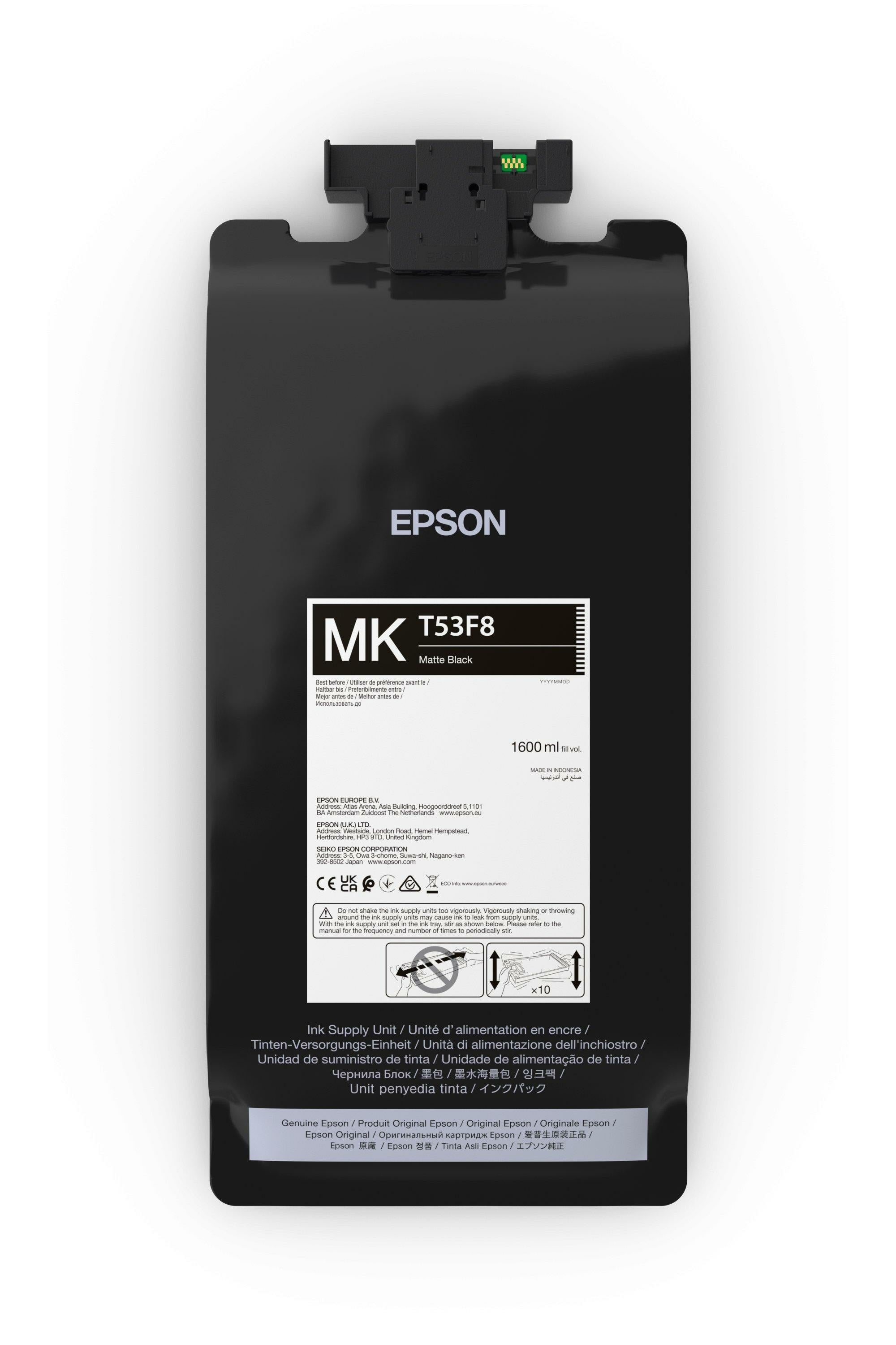 Epson C13T53F80N Foto-Schwarz Tintenpatronen-Multipack, 2er-Set (Original) – für SureColor SC-P8500DL STD