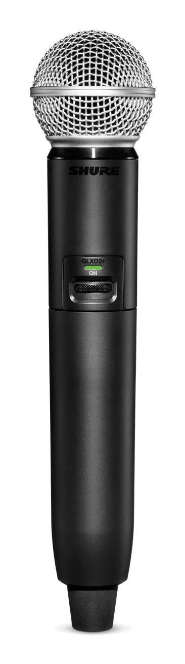 Shure GLXD24R+E/SM58-Z4 – Bühnenmikrofon – XLR, 6,35 mm Klinke, Kabellos, Niere, 5725–5875 MHz, Schwarz