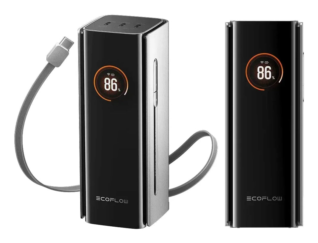 EcoFlow Rapid Pro Powerbank 20'000 mAh – 100 W PD, 3× USB-C, 1× USB-A, für Laptop, Tablet & Smartphone