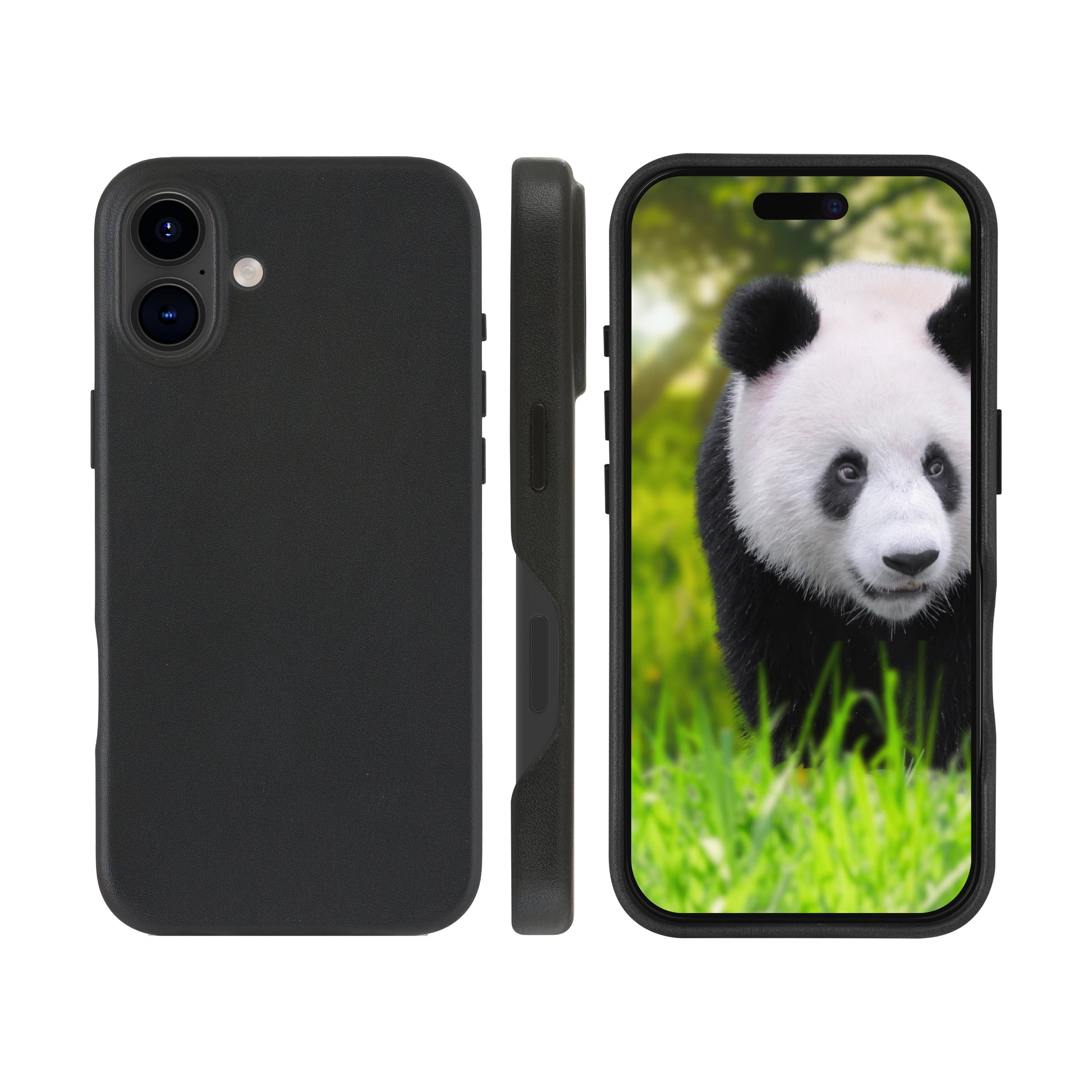 dbramante1928 Roskilde Backcover – für Apple iPhone 16 Pro, MagSafe, Recycling-Kunststoff, schwarz