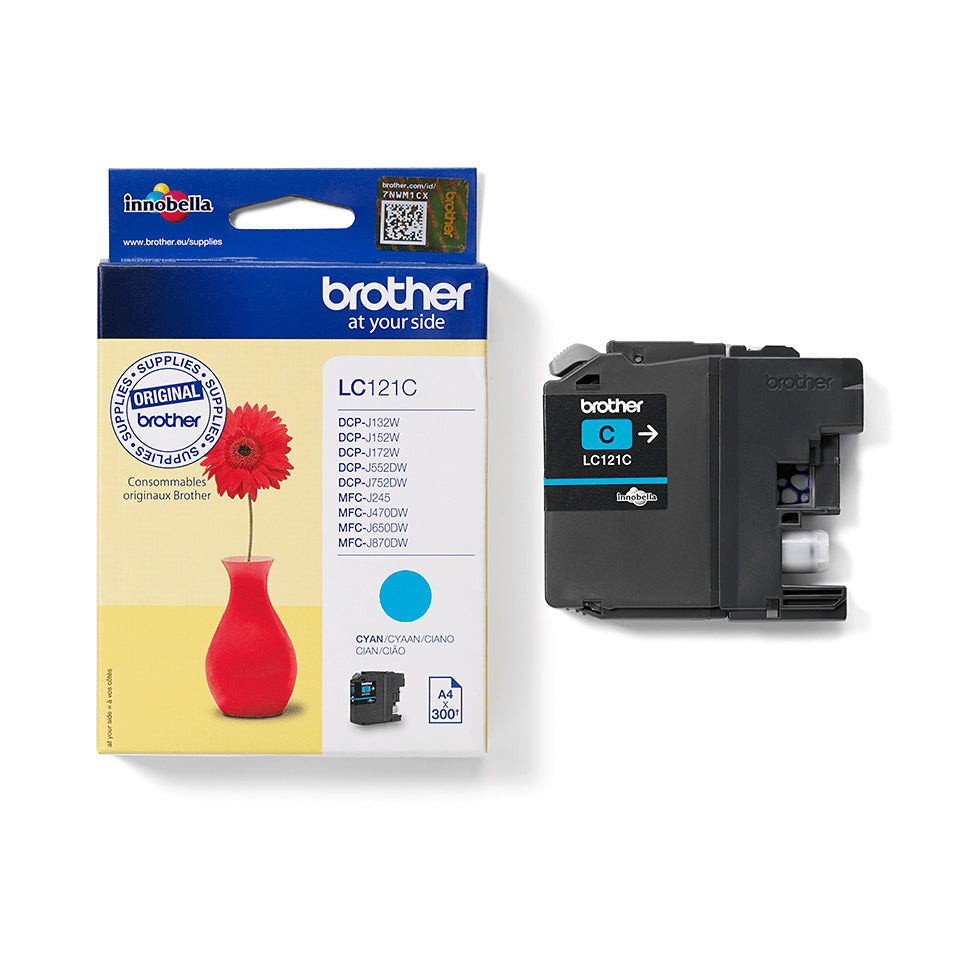 Brother Tintenpatrone, Cyan – für Inkjetdrucker/Multifunktionsgeräte