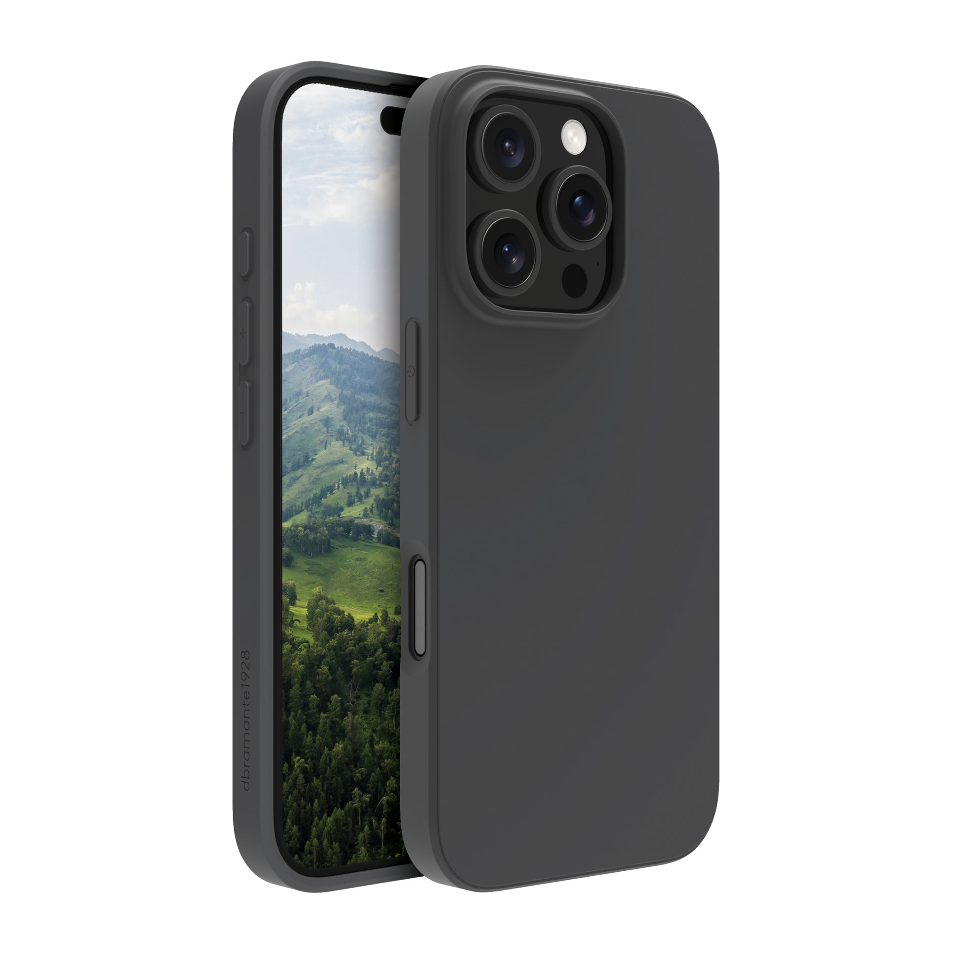 dbramante1928 Bulk Eco Nuuk Backcover – für Apple iPhone 16 Pro, Recycelter Kunststoff, Schwarz