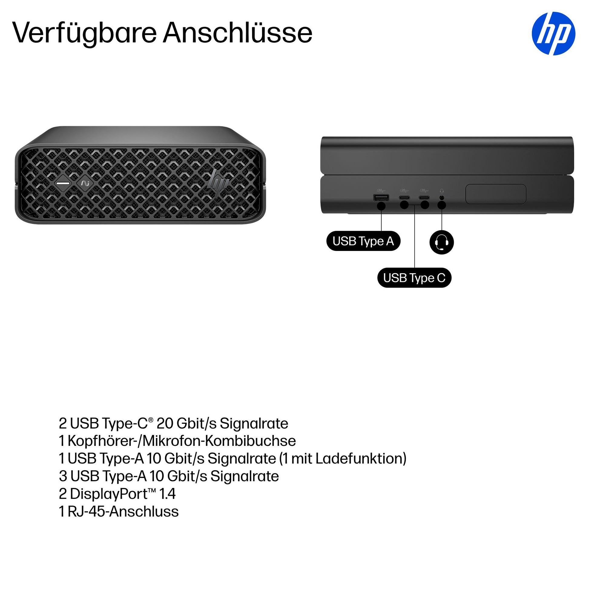 HP Micro – Intel Core Ultra 7 265, 32 GB RAM, 1 TB SSD, NVIDIA RTX A400 4 GB, Windows 11 Pro