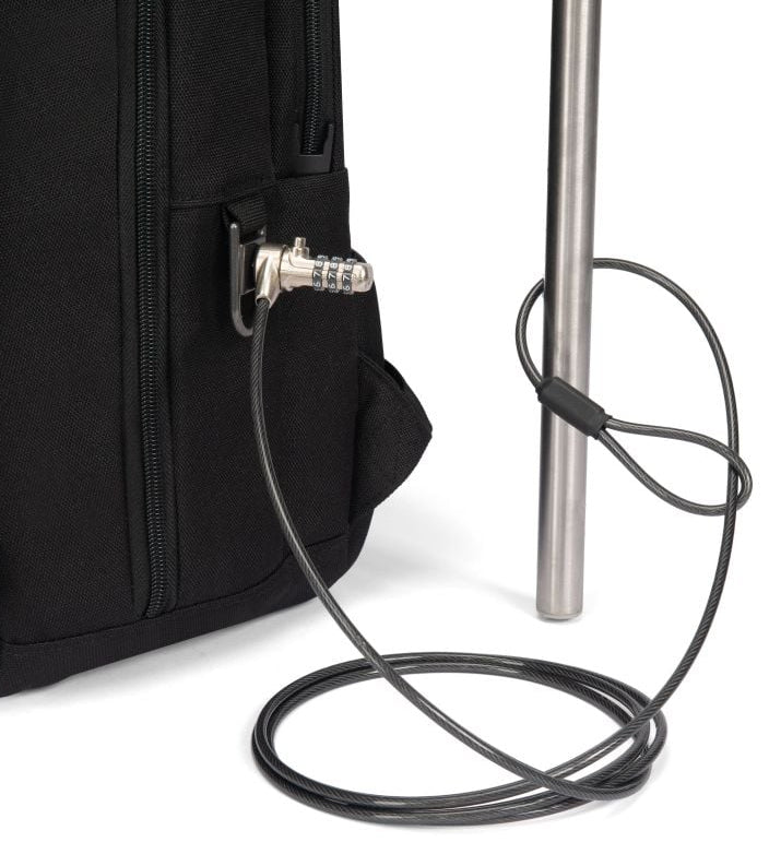DICOTA Notebook-Tasche bis 17,3" – abschliessbar, mit Schultergurt – Schwarz