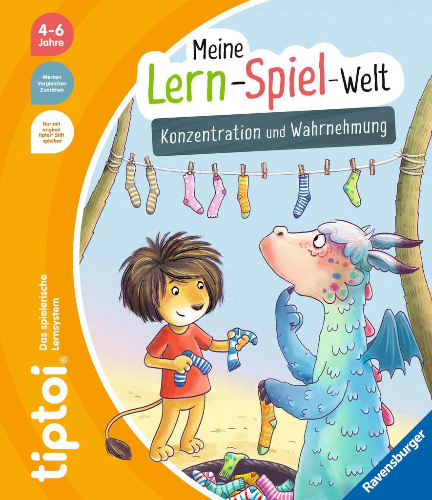 Ravensburger Lernbuch – tiptoi: Meine Lern-Spiel-Welt, 16 Seiten, Deutsch, ab 4 Jahren