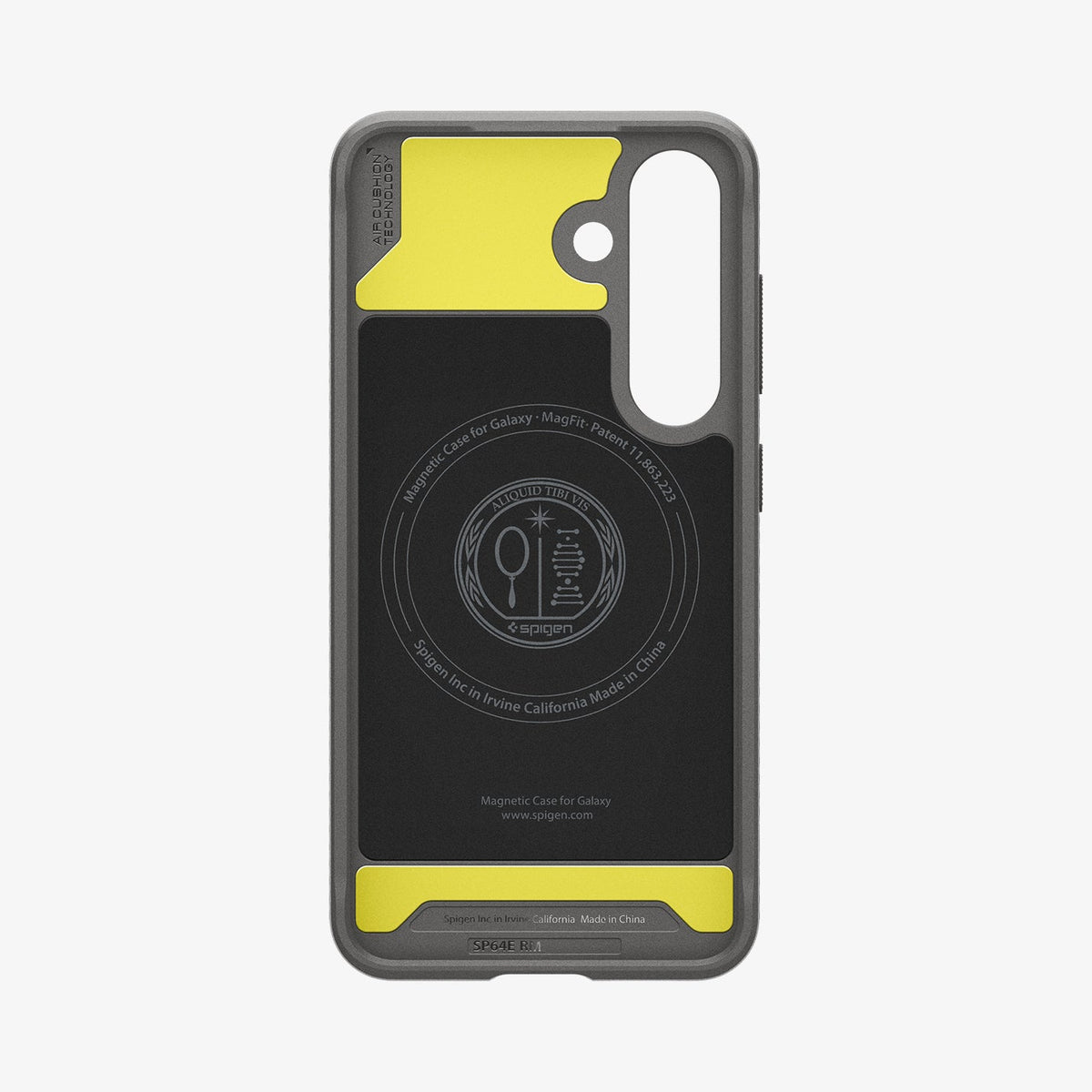 Spigen Backcover – für Samsung Galaxy S25, PC+TPU, Schwarz, bis 1,2 m sturzsicher