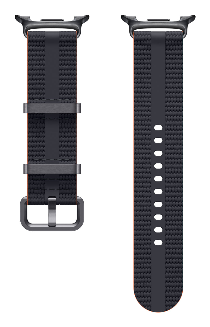 Samsung Athleisure – Armband – für Samsung Watch 8, Dunkelgrau, S/M, Nylon
