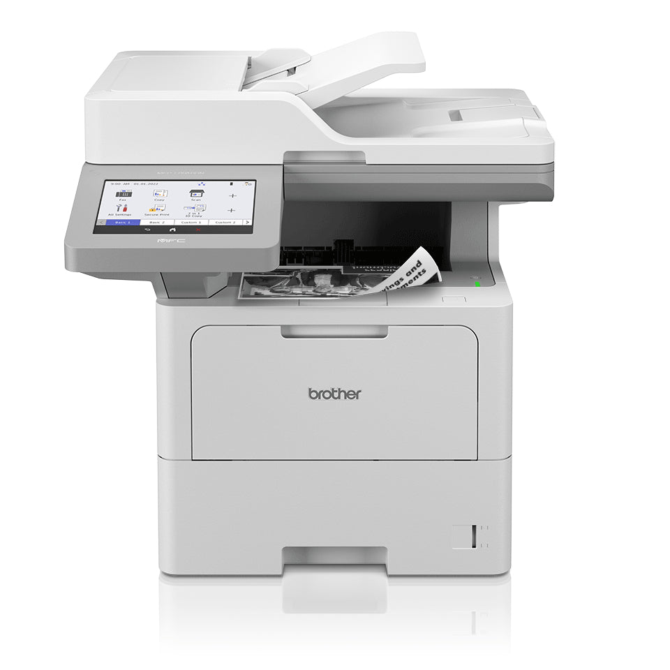 Brother MFC-L6910DN – S/W Laser-MFP A4, 4-in-1 – USB/LAN/WLAN – Duplex, Duplex-ADF, 80 Blatt ADF – 50 ppm S/W