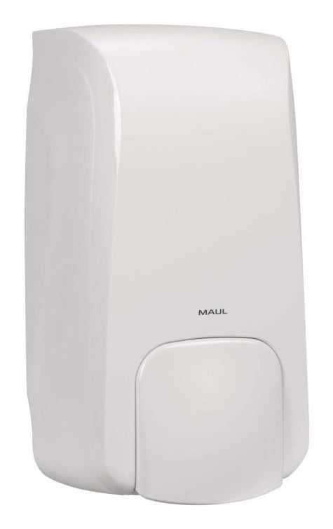 Maul Maulcare Manueller Seifenspender – Wandmontage – 1000 ml, weiss, ABS