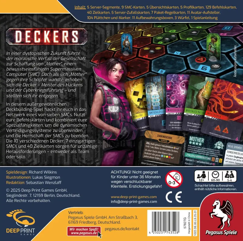Pegasus Deckers – Strategiespiel, 1–4 Spieler, ab 12 Jahren, 75 Min., DE