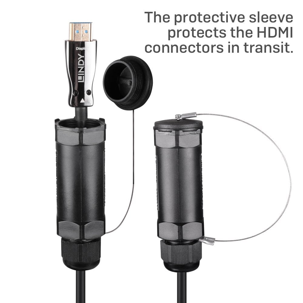 Lindy HDMI-Kabel, HDMI/HDMI, Schwarz, 38530, 1 Stück