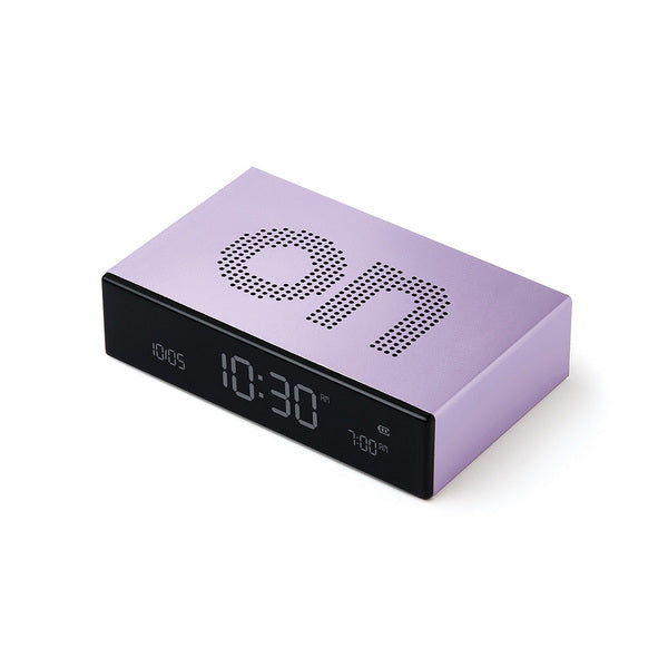 Lexon Digitalwecker Flip Premium – Lavendel