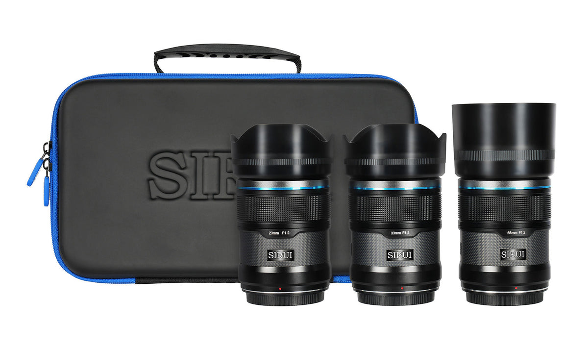 Sirui Sniper Objektivset – 23/33/56 mm f/1.2 AF – für Fujifilm X (APS-C)