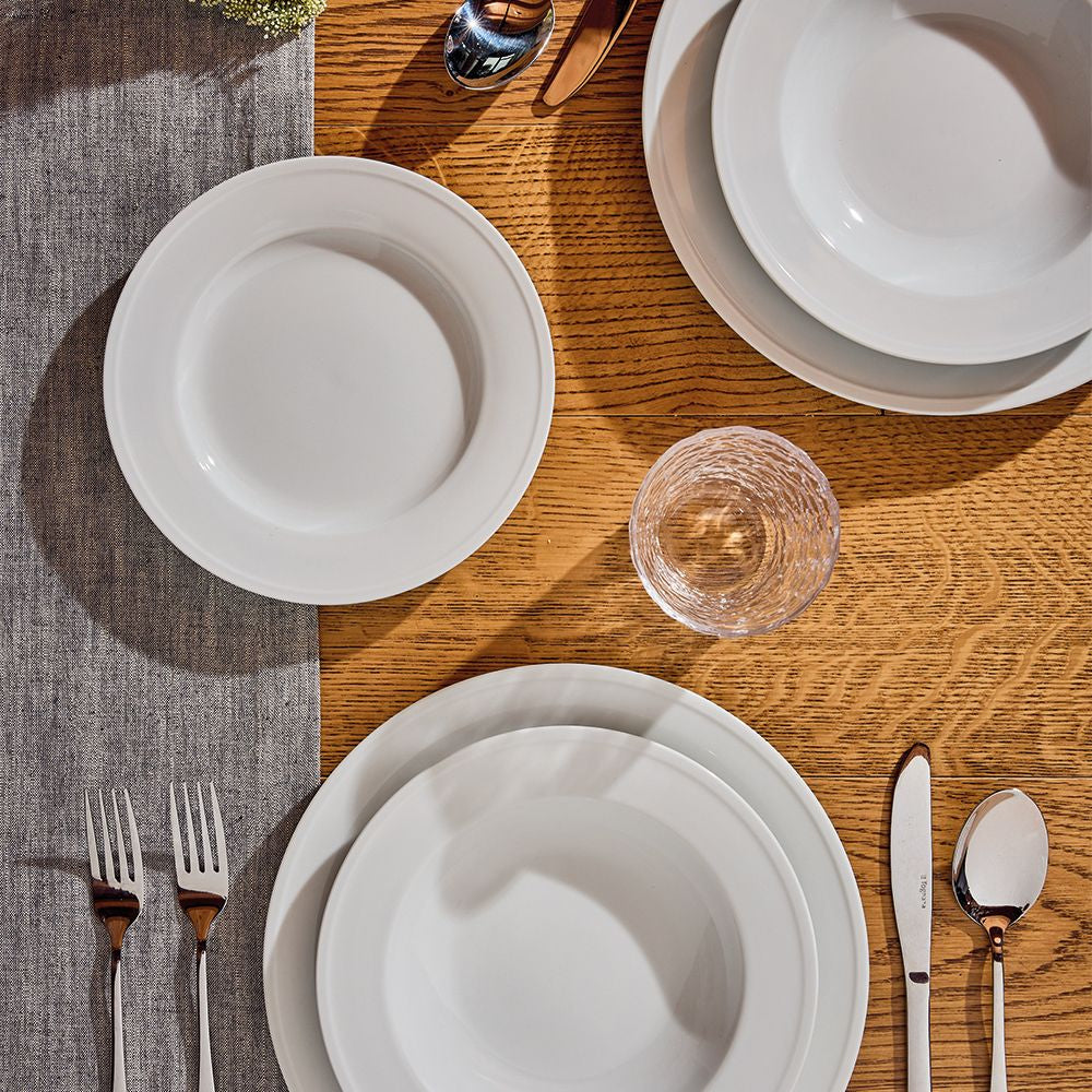 Tognana Porcellane Tognana Speise-Service Milan – Set 18-teilig, Ø 27/22/20,5 cm, Porzellan, spülmaschinenfest