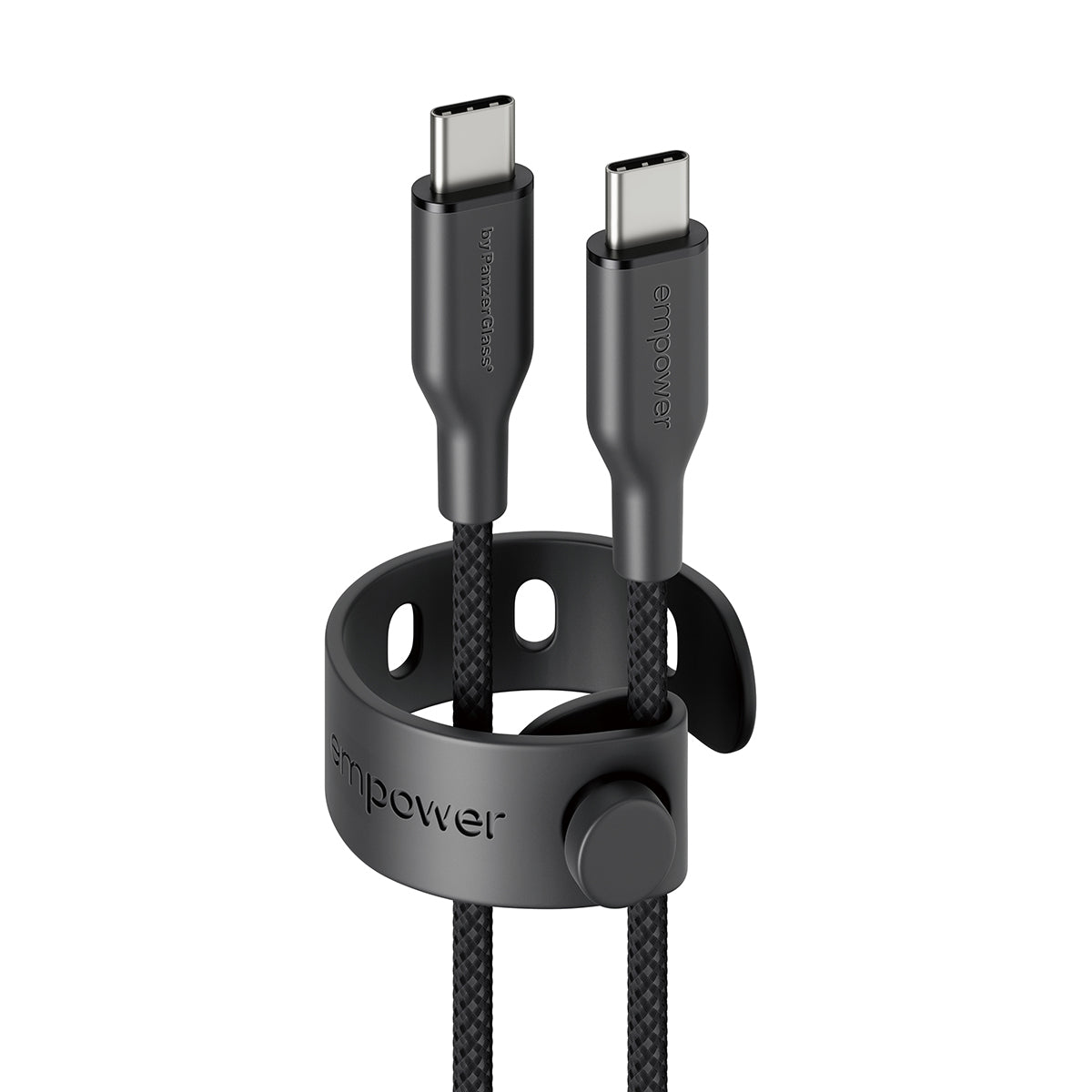 PanzerGlass USB-C auf USB-C Kabel – USB 2.0 (480 Mbit/s) – 2 m – PD 60 W – Schwarz