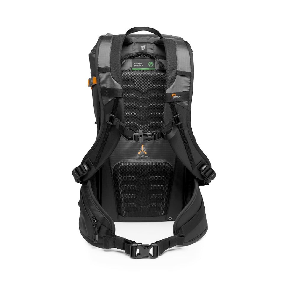 Lowepro PhotoSport BP 15L AW III Kamerarucksack – 15 l, Regenschutz – für Systemkameras und mehr – Grau